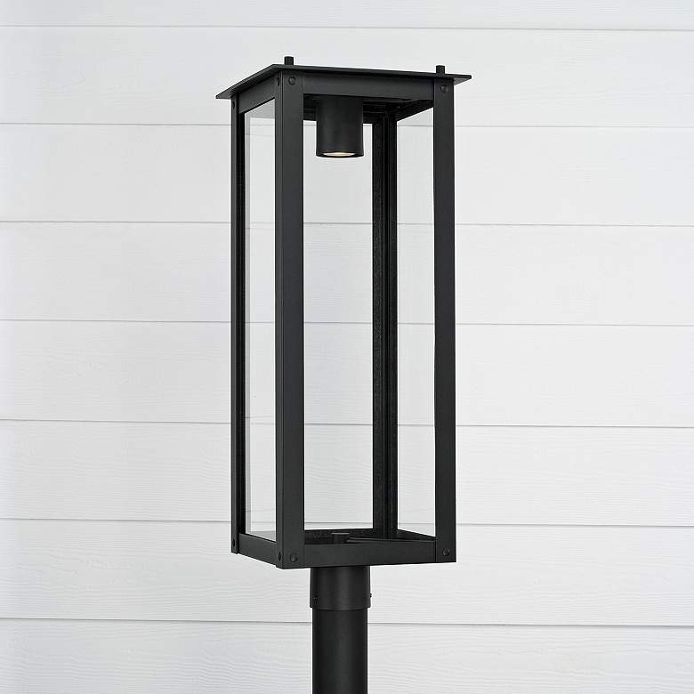 Image 4 Capital Hunt 29" High Black Outdoor Post Light more views