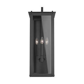 Image5 of Capital Hunt 29"H Black 4-Light Outdoor Lantern Wall Light more views