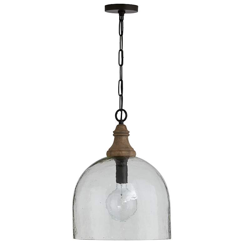 Image 2 Capital Inglewood 15" Wide Dark Pewter Pendant Light