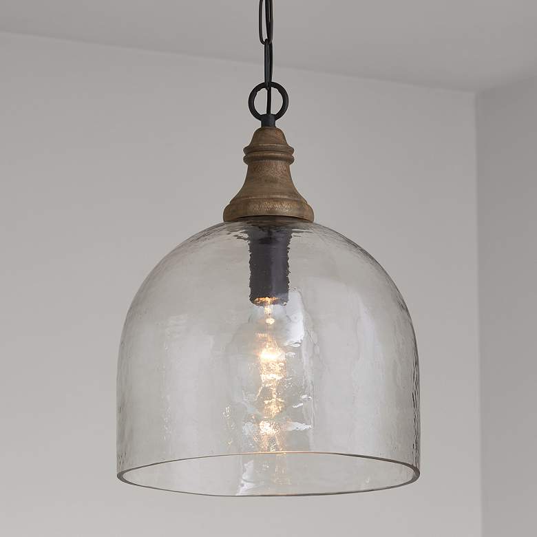 Image 3 Capital Inglewood 15" Wide Dark Pewter Pendant Light more views