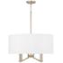 Capital Ingrid 24" Wide Matte Brass 4-Light Drum Pendant