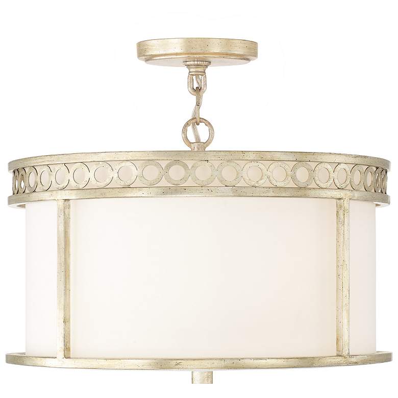 Image 2 Capital Isabella 15 1/4" Wide Winter Gold Drum Ceiling Light