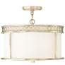 2_Capital Isabella 15 1/4" Wide Winter Gold Drum Ceiling Light
