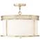 Capital Isabella 15 1/4" Wide Winter Gold Drum Ceiling Light