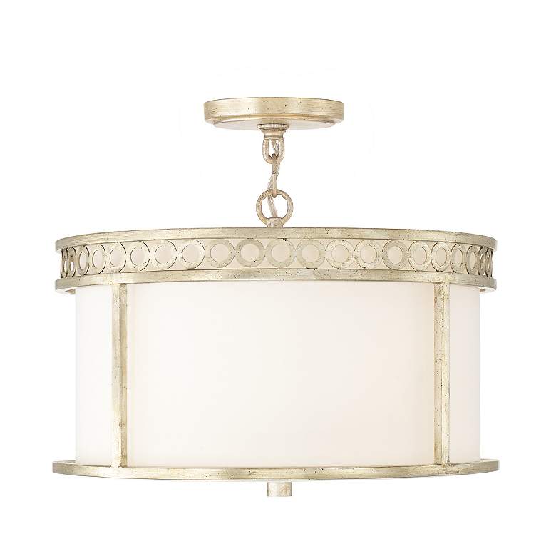 Image 4 Capital Isabella 15 1/4" Wide Winter Gold Drum Ceiling Light more views