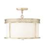 4_Capital Isabella 15 1/4" Wide Winter Gold Drum Ceiling Light more views