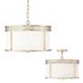 6_Capital Isabella 15 1/4" Wide Winter Gold Drum Ceiling Light more views