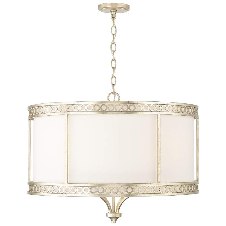 Image 2 Capital Isabella 26" Wide Winter Gold Drum Pendant Light