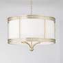 1_Capital Isabella 26" Wide Winter Gold Drum Pendant Light