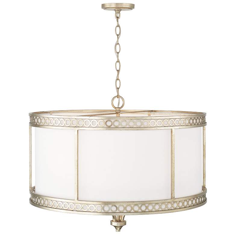 Image 4 Capital Isabella 26" Wide Winter Gold Drum Pendant Light more views