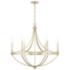 Capital Isabella 30 1/4" Wide Winter Gold 6-Light Chandelier
