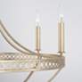 3_Capital Isabella 30 1/4" Wide Winter Gold 6-Light Chandelier more views