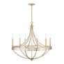 4_Capital Isabella 30 1/4" Wide Winter Gold 6-Light Chandelier more views