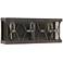 Capital Jackson 19 3/4"W 3-Light Bronze Cage Bath Light