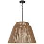 2_Capital Jasper 17"H Sienna and Black Outdoor Hanging Light