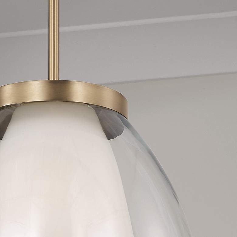 Image 5 Capital Joss 13" Wide Aged Brass Pendant more views