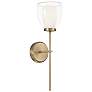 2_Capital Joss 20" High Aged Brass Wall Sconce