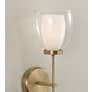 3_Capital Joss 20" High Aged Brass Wall Sconce more views