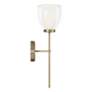 5_Capital Joss 20" High Aged Brass Wall Sconce more views