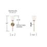 6_Capital Joss 20" High Aged Brass Wall Sconce more views