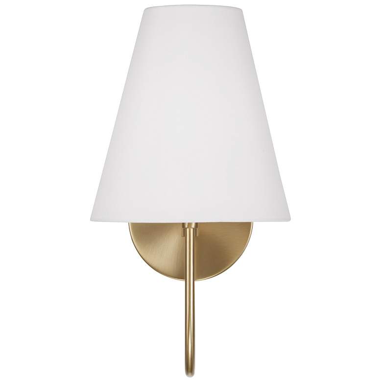 Image 4 Capital Julia 14" High Matte Brass Wall Sconce more views