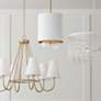 Capital Julia 36" Wide Matte Brass 6-Light Chandelier