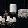 Capital Julia 36" Wide Matte Brass 6-Light Chandelier