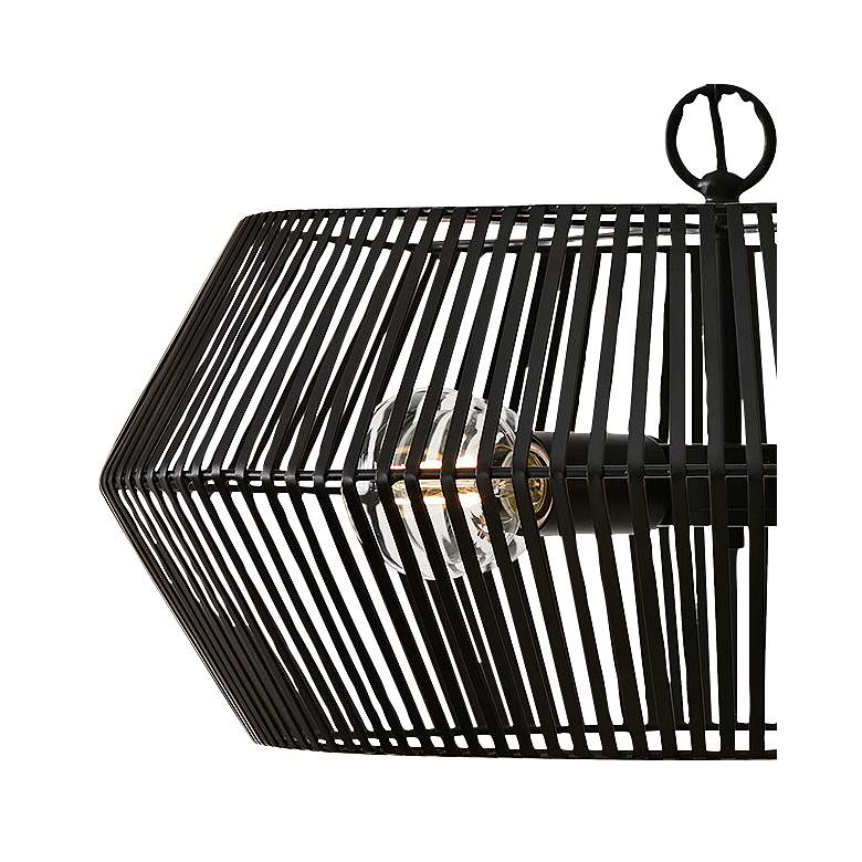 Image 3 Capital Kaiya 22" Wide Matte Black 4-Light Pendant more views