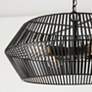 4_Capital Kaiya 22" Wide Matte Black 4-Light Pendant more views