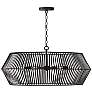 2_Capital Kaiya 31" Wide Matte Black 6-Light Chandelier
