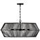 Capital Kaiya 31" Wide Matte Black 6-Light Chandelier