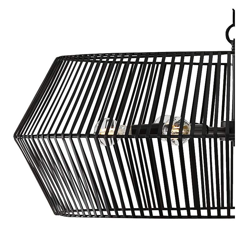 Image 3 Capital Kaiya 31" Wide Matte Black 6-Light Chandelier more views