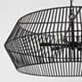 5_Capital Kaiya 31" Wide Matte Black 6-Light Chandelier more views