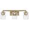 Capital Karina 23 1/2" Wide Winter Gold 3-Light Bath Light