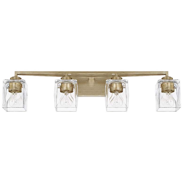 Image 1 Capital Karina 32 3/4" Wide Winter Gold 4-Light Bath Light