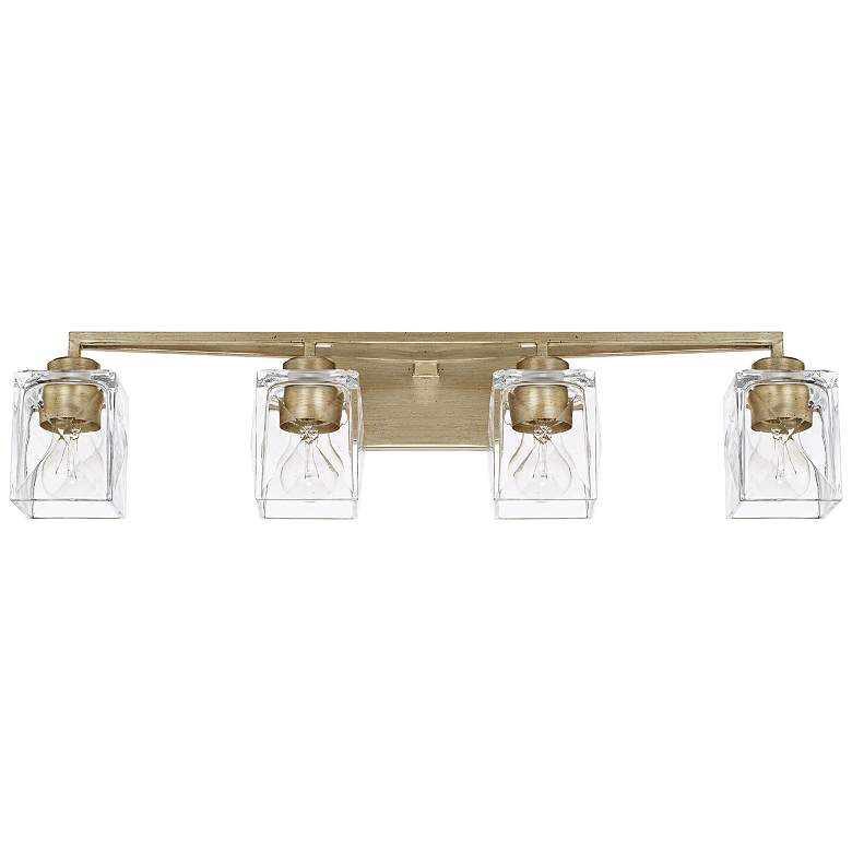 Image 1 Capital Karina 32 3/4 inch Wide Winter Gold 4-Light Bath Light