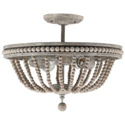 Capital Kayla 15 1/2" Wide Mystic Sand Ceiling Light