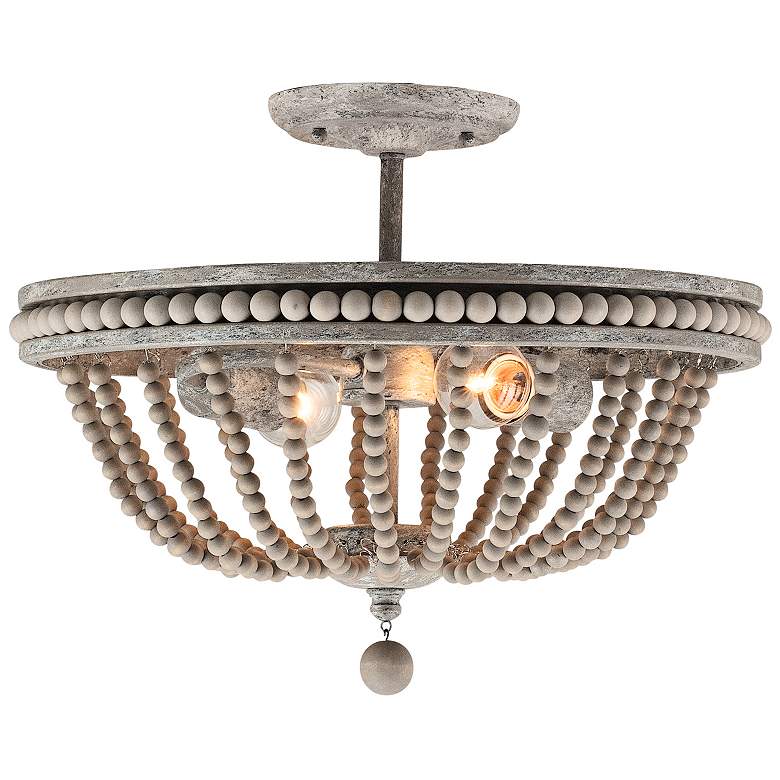 Image 4 Capital Kayla 15 1/2" Wide Mystic Sand Ceiling Light more views
