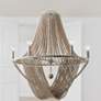 2_Capital Kayla 28 1/2" Wide Mystic Sand 6-Light Chandelier more views