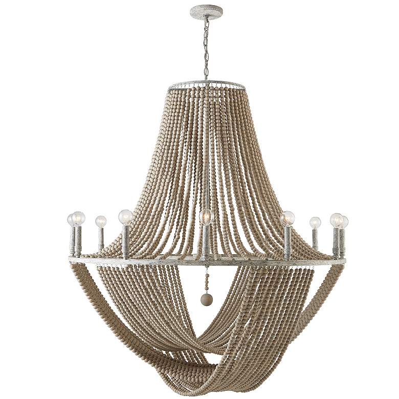 Image 7 Capital Kayla 42" Wide Mystic Sand 12-Light Chandelier more views
