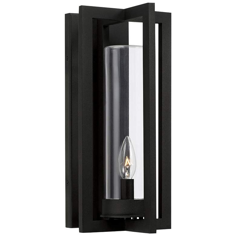 Image 2 Capital Kent 15" High Black Outdoor Wall Light