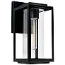 2_Capital Kessler 13 1/4" High Matte Black Outdoor Wall Light