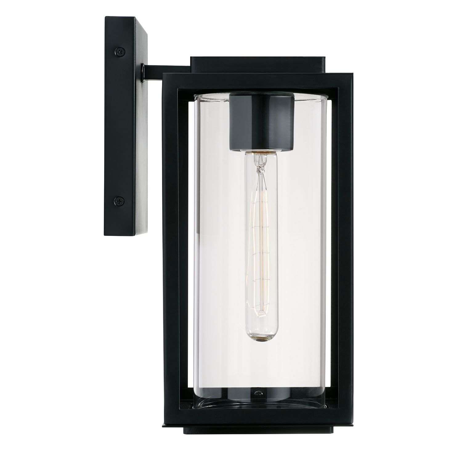 Image 4 Capital Kessler 13 1/4" High Matte Black Outdoor Wall Light more views