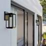 4_Capital Kessler 13 1/4" High Matte Black Outdoor Wall Light more views