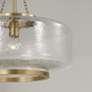 4_Capital Landon Cloche 19 3/4" Wide Aged Brass Pendant more views
