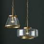 6_Capital Landon Cloche 19 3/4" Wide Aged Brass Pendant more views
