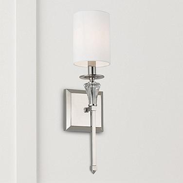 Capital Laurent 19 1/2" High Polished Nickel Wall Sconce