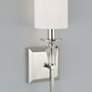 3_Capital Laurent 19 1/2" High Polished Nickel Wall Sconce more views