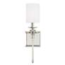 4_Capital Laurent 19 1/2" High Polished Nickel Wall Sconce more views