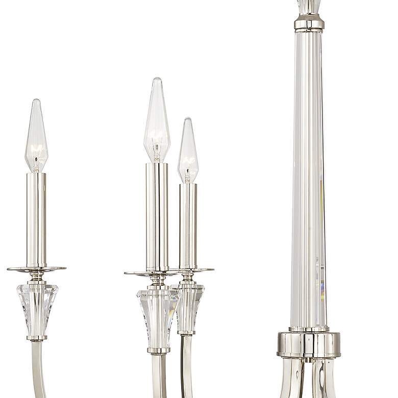 Image 3 Capital Laurent 30" Wide Polished Nickel 6-Light Chandelier more views